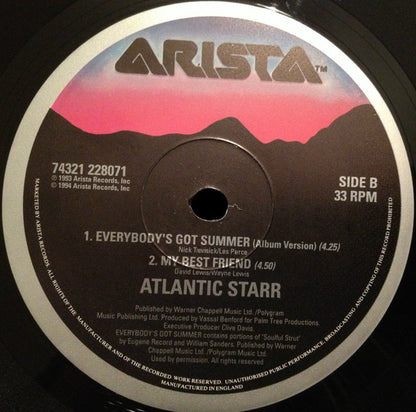 Atlantic Starr : Everybody's Got Summer (12")