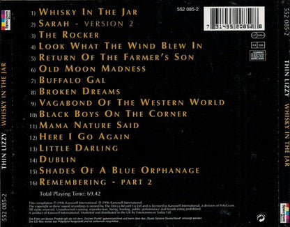 Thin Lizzy : Whisky In The Jar (CD, Comp)