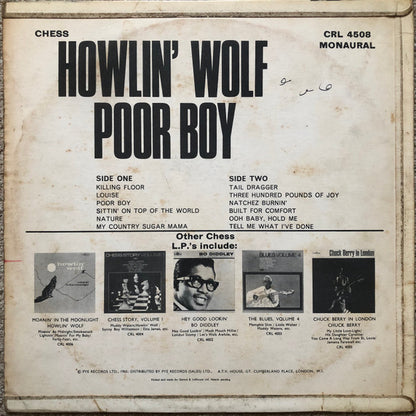 Howlin' Wolf : Poor Boy (LP, Album, Mono)