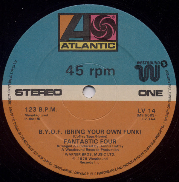 Fantastic Four : B.Y.O.F. (Bring Your Own Funk) (12", Single)