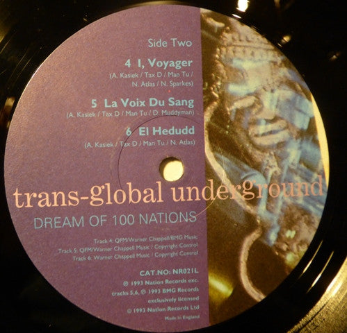 Transglobal Underground : Dream Of 100 Nations (2xLP, Album)