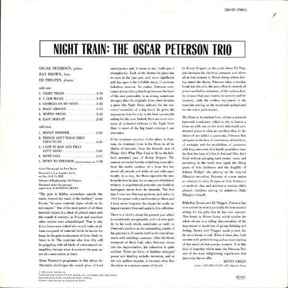 The Oscar Peterson Trio : Night Train (LP, Album, RE)