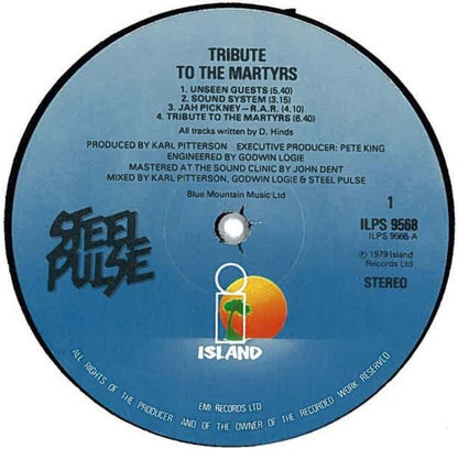 Steel Pulse : Tribute To The Martyrs (LP, Album)