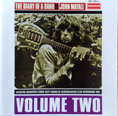 John Mayall : The Diary Of A Band - Volume Two (CD, Album, RE)