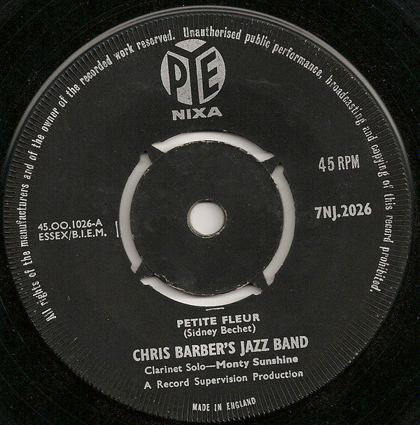 Chris Barber's Jazz Band : Petite Fleur (7", Single)