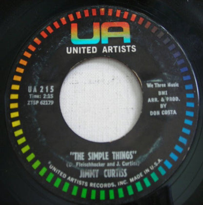 Jimmy Curtiss : Without You / The Simple Things (7", Single)