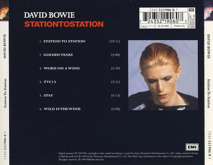 David Bowie : Station To Station (CD, Album, Enh, RE, RM, EMI)