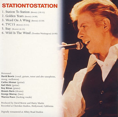 David Bowie : Station To Station (CD, Album, Enh, RE, RM, EMI)