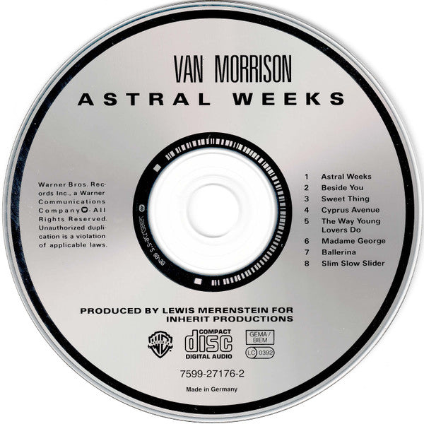 Van Morrison : Astral Weeks (CD, Album, RE, RP)