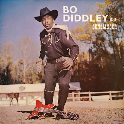 Bo Diddley : Bo Diddley Is A Gunslinger (LP, Album, Mono, RE)