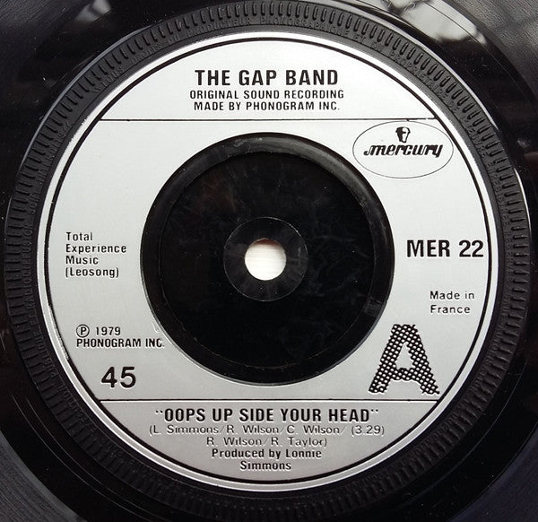 The Gap Band : Oops Up Side Your Head (7", Single)