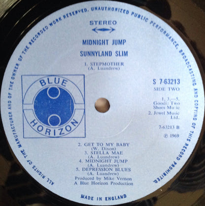 Sunnyland Slim : Midnight Jump (LP, Album)