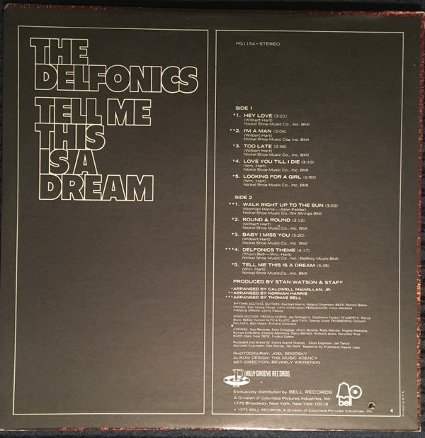 The Delfonics : Tell Me This Is A Dream (LP, Album)