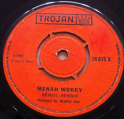 Denzil Dennis : Menah Worry (7")