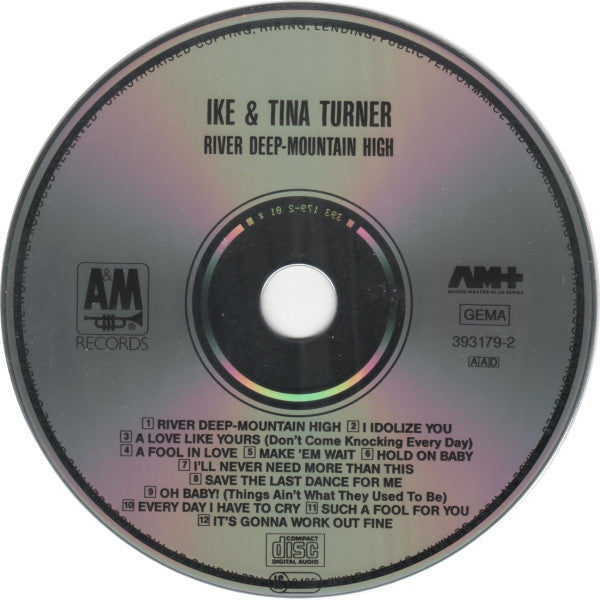 Ike & Tina Turner : River Deep-Mountain High (CD, Album, RE)