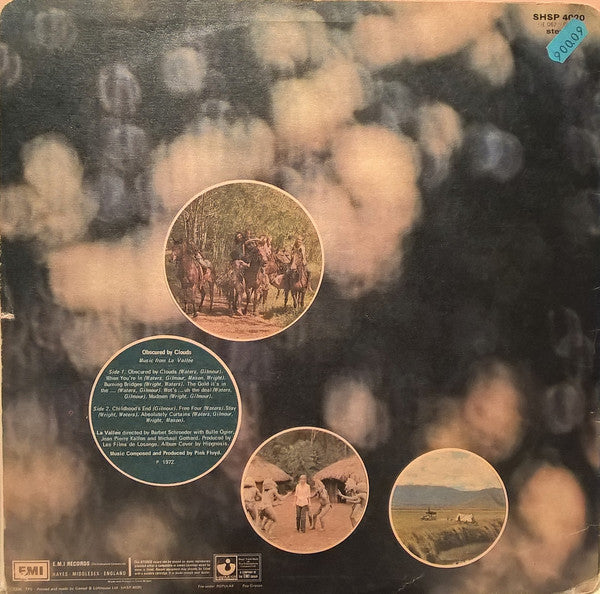 Pink Floyd : Obscured By Clouds (LP, Album, RP)