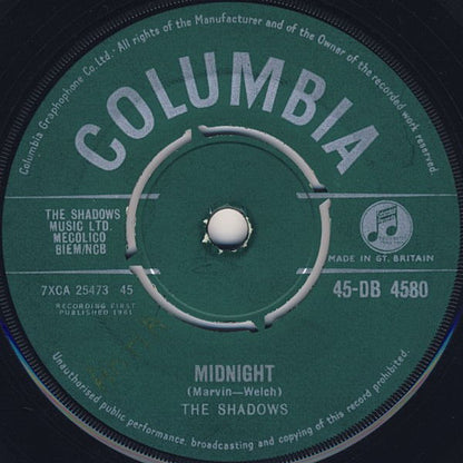 The Shadows : F. B. I. (7", Single)