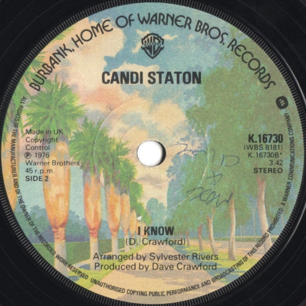 Candi Staton : Young Hearts Run Free (7", Sol)