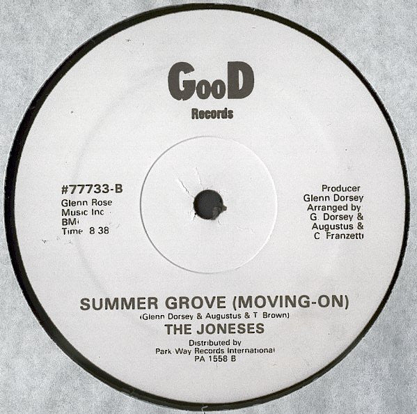 The Joneses : Summer Groove (12")