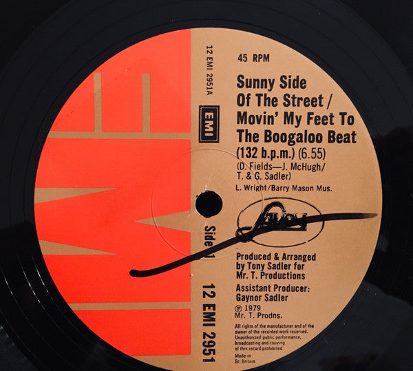 Savoy (2) : Sunny Side Of The Street (Movin' My Feet To The Boogaloo Beat) (12")