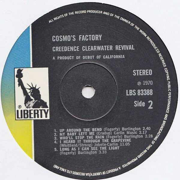 Creedence Clearwater Revival : Cosmo's Factory (LP, Album, Tex)