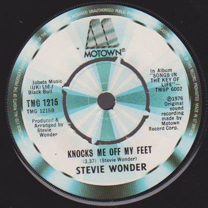 Stevie Wonder : I Ain't Gonna Stand For It (7", Single, Pus)