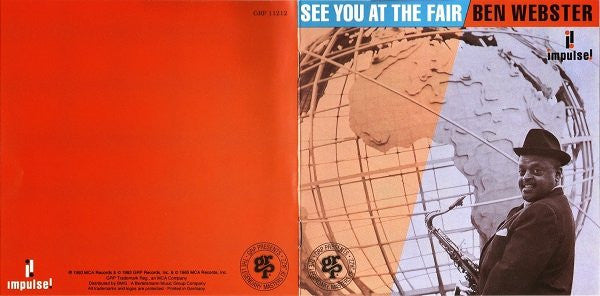 Ben Webster : See You At The Fair (CD, Album, RE, RM)