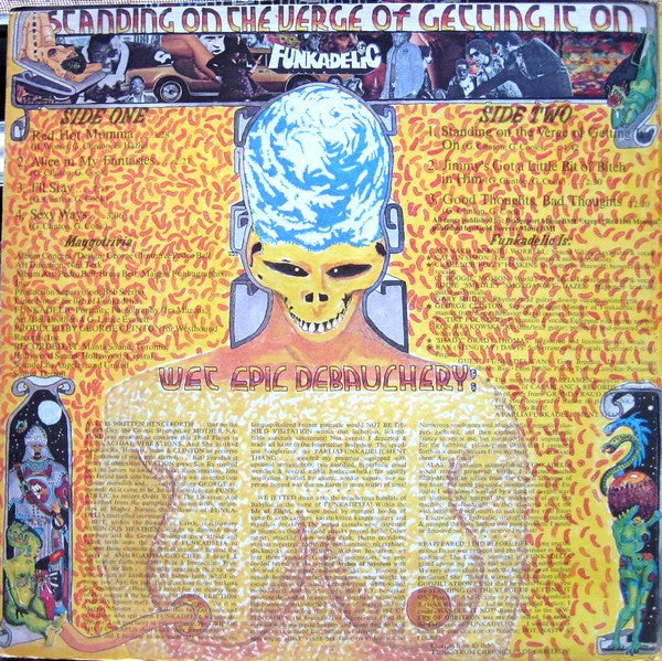 Funkadelic : Standing On The Verge Of Getting It On (LP, Album, Pit)