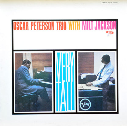 Oscar Peterson Trio* With Milt Jackson : Very Tall  (LP, Album, RE)