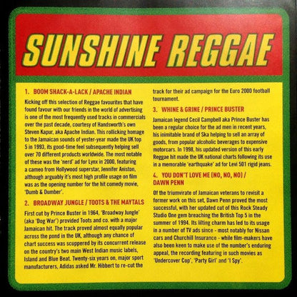 Various : Sunshine Reggae - 20 Feel Good Reggae Hits (CD, Album, Comp)