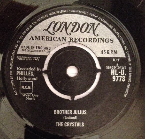 The Crystals : Then He Kissed Me (7", Single)