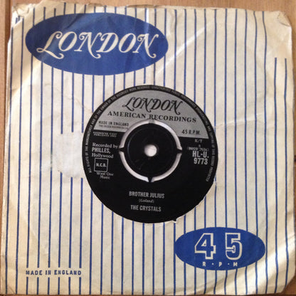 The Crystals : Then He Kissed Me (7", Single)