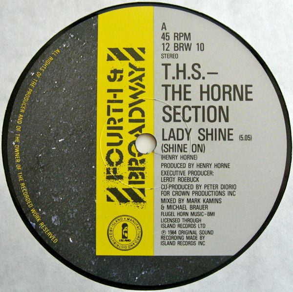 The Horne Section : Lady Shine (Shine On) (12")