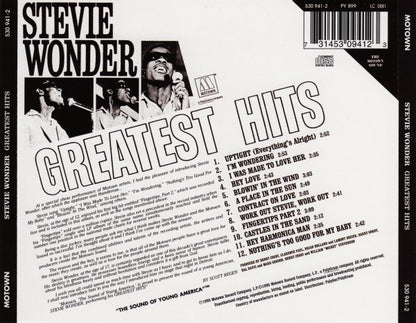 Stevie Wonder : Greatest Hits (CD, Comp, RE, RM)