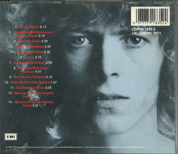 David Bowie : Space Oddity (CD, Album, RE, RM)