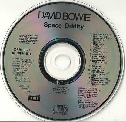 David Bowie : Space Oddity (CD, Album, RE, RM)