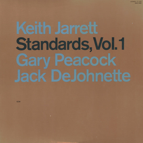 Keith Jarrett, Gary Peacock, Jack DeJohnette : Standards, Vol. 1 (LP, Album)