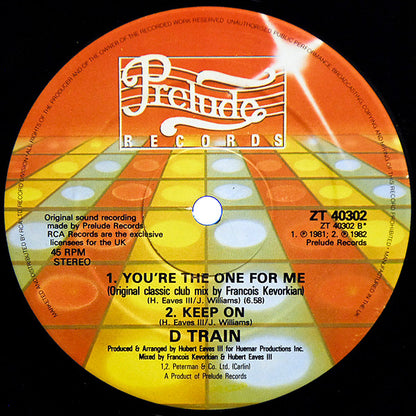 D-Train : You're The One For Me (Labour Of Love Mix) (12")