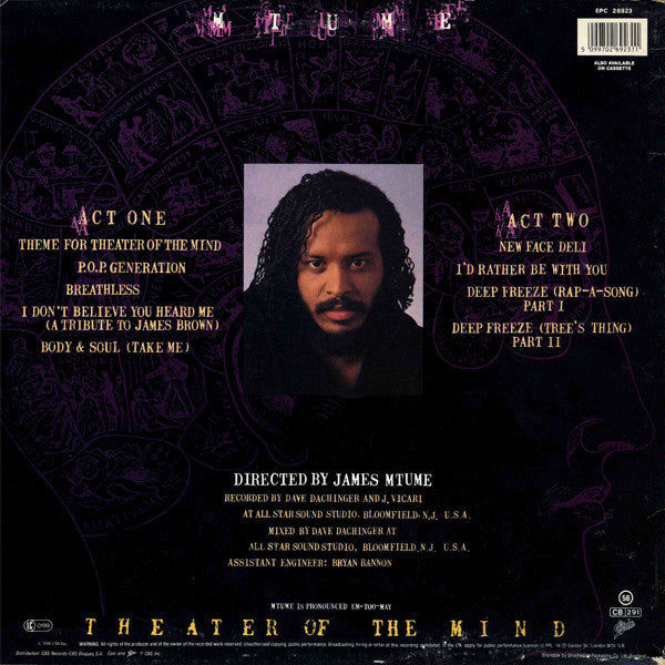 Mtume : Theater Of The Mind (LP, Album)