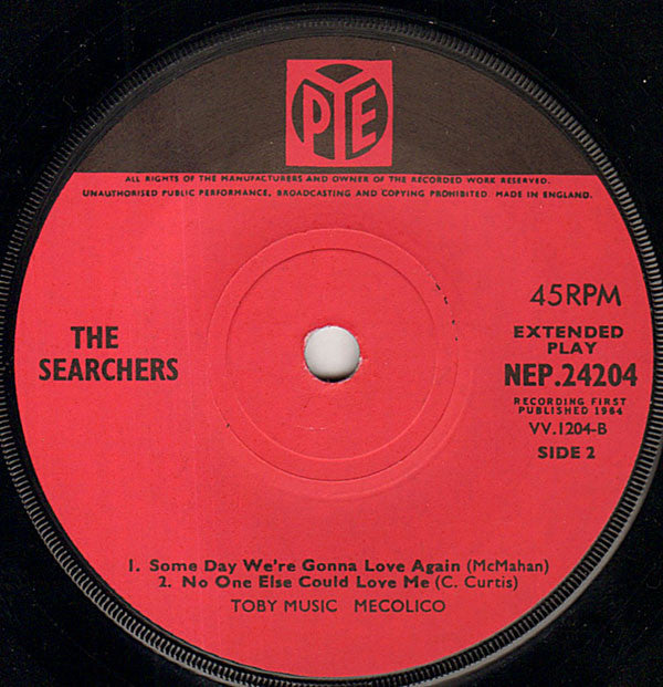 The Searchers : When You Walk In The Room (7", EP)