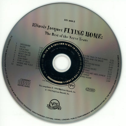 Illinois Jacquet : Flying Home: The Best Of The Verve Years  (CD, Comp)