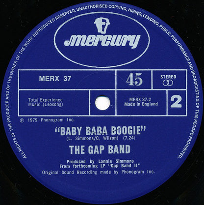 The Gap Band : Party Lights (Remix) / Baby Baba Boogie (12", Single)