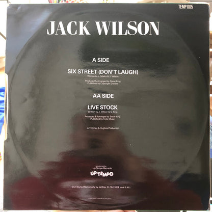 Jack Wilson (2) : Six Street (Don't Laugh) (12")