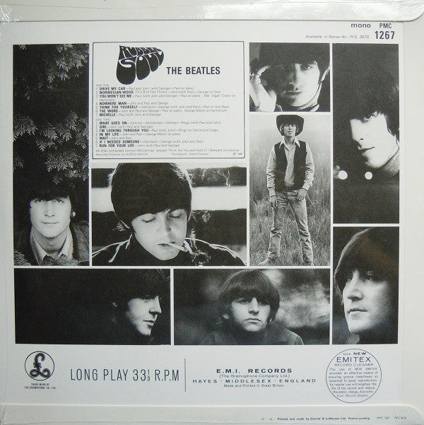 The Beatles : Rubber Soul (LP, Album, Mono, RE, RM, 180)