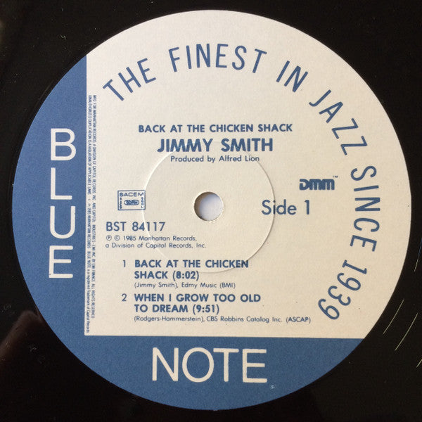 The Incredible Jimmy Smith* : Back At The Chicken Shack (LP, Album, RE, RM, DMM)