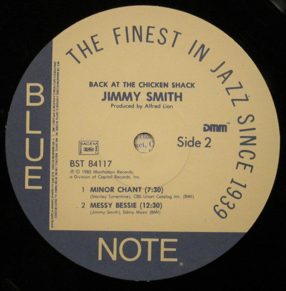 The Incredible Jimmy Smith* : Back At The Chicken Shack (LP, Album, RE, RM, DMM)