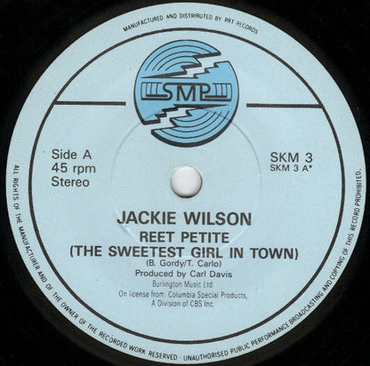 Jackie Wilson : Reet Petite (7", Single, Dam)