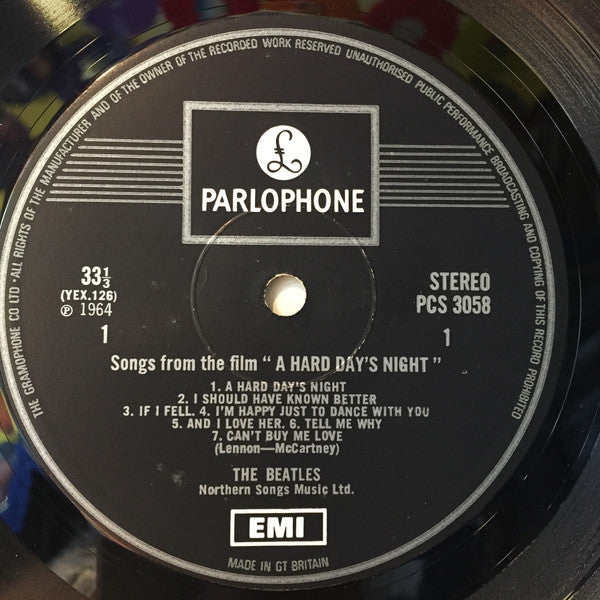 The Beatles : A Hard Day's Night (LP, Album, RE, RP)