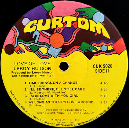 Leroy Hutson : Love Oh Love (LP, Album, RE, Los)