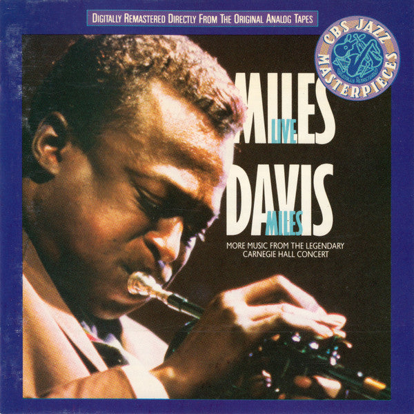 Miles Davis : Live Miles: More Music From The Legendary Carnegie Hall Concert (CD, Album, RE, RM)